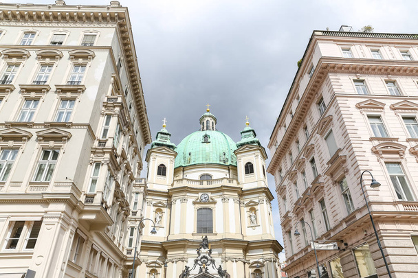 St Peter Church, Peterskirche in Vienna City, Áustria - Foto, Imagem