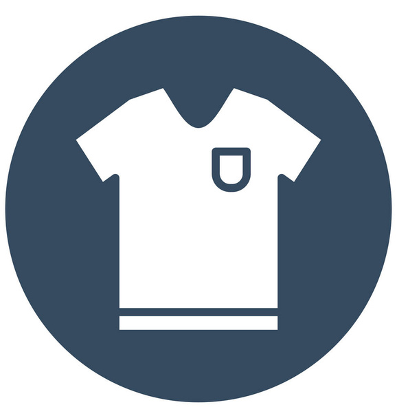 játékos ing, póló, könnyen módosítható vagy szerkeszthető vektor - Vektor, kép