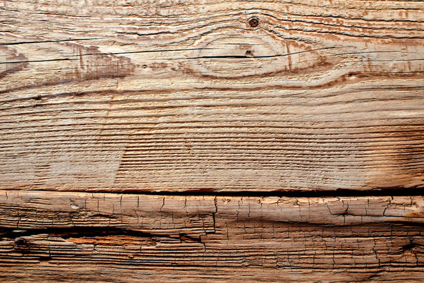 Old wood. Cracked brown background. - Photo, image