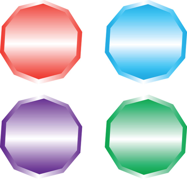 Colorful buttons - Vektor, obrázek