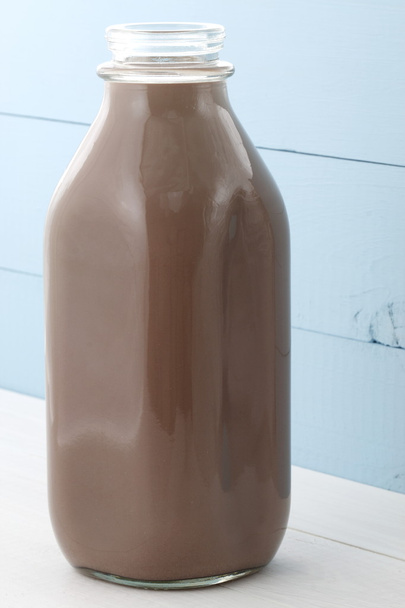 chocolate milk bottle - Foto, imagen
