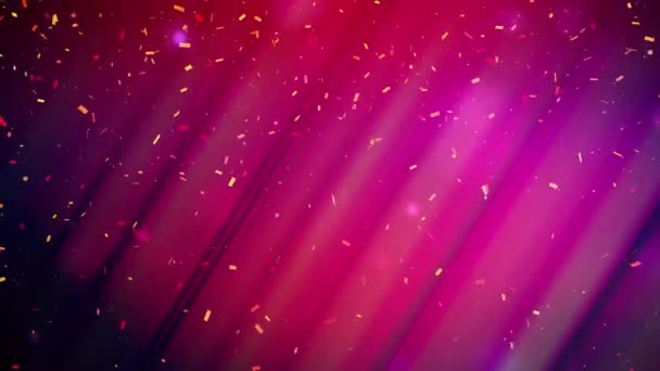 New Year celebration abstract confetti background - Footage, Video
