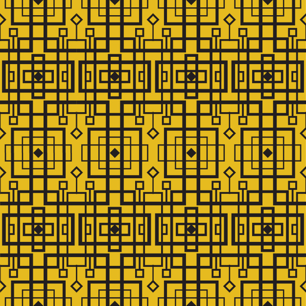 Vector moderne geometrische naadloze patroon. Set van gouden naadloze achtergronden. - Foto, afbeelding