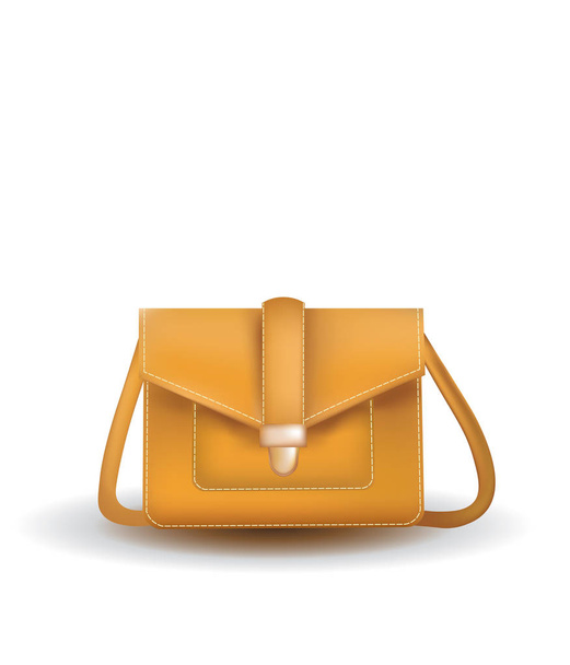 Brown hand bag. vector illustration  - Vector, Image