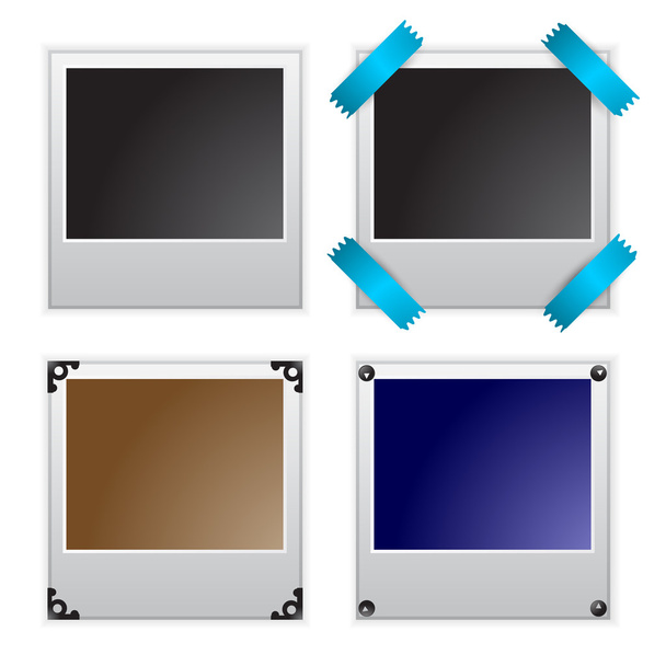 Vector illustration of polaroid photo frames - Vector, Image