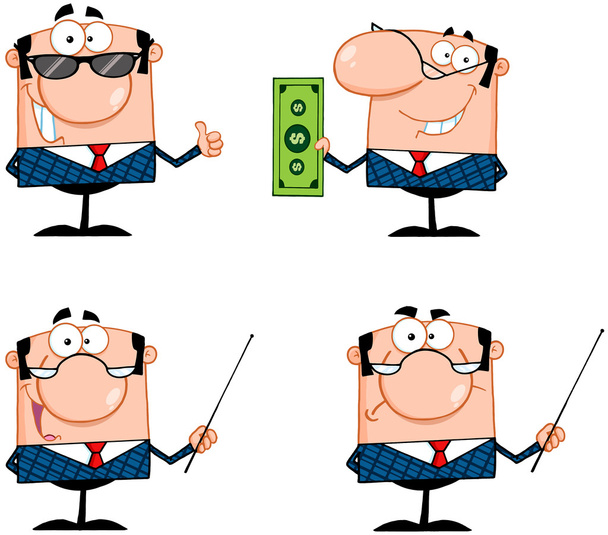 Personagens de desenhos animados de homem de negócios. Recolha 2
 - Foto, Imagem