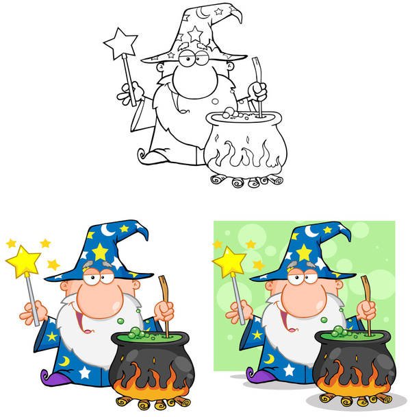Wizard Cartoon Characters.Collection 9 - Photo, Image