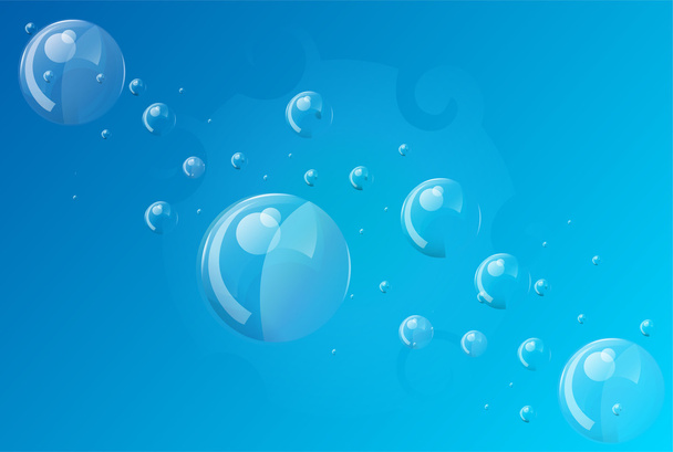 Abstract bubbles background vector illustration  - Vector, Image