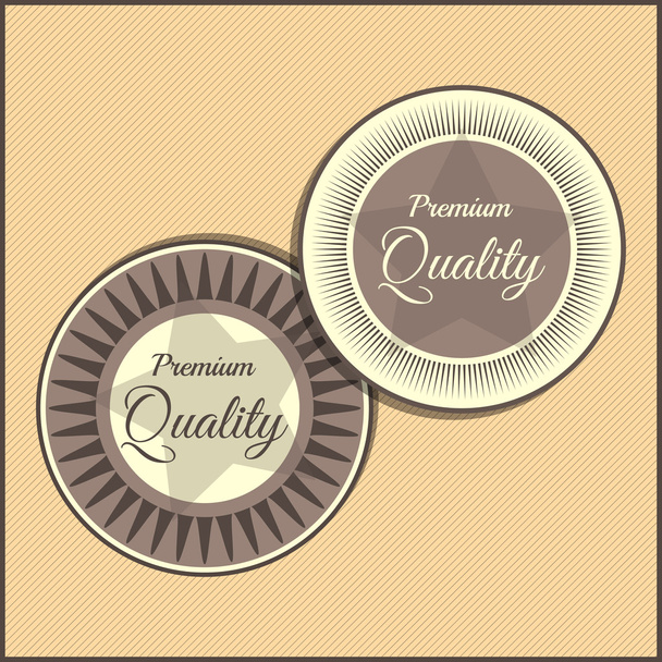 Kokoelma Premium Quality Labels retro vintage tyylistä suunnittelua
 - Vektori, kuva