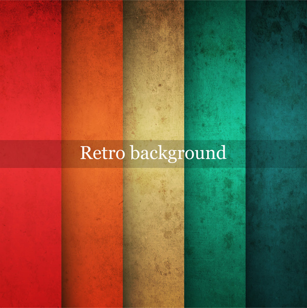 Vector vintage striped background - Vector, Image