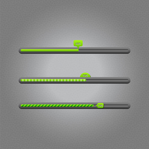 Vector loading bars. vector illustration  - ベクター画像