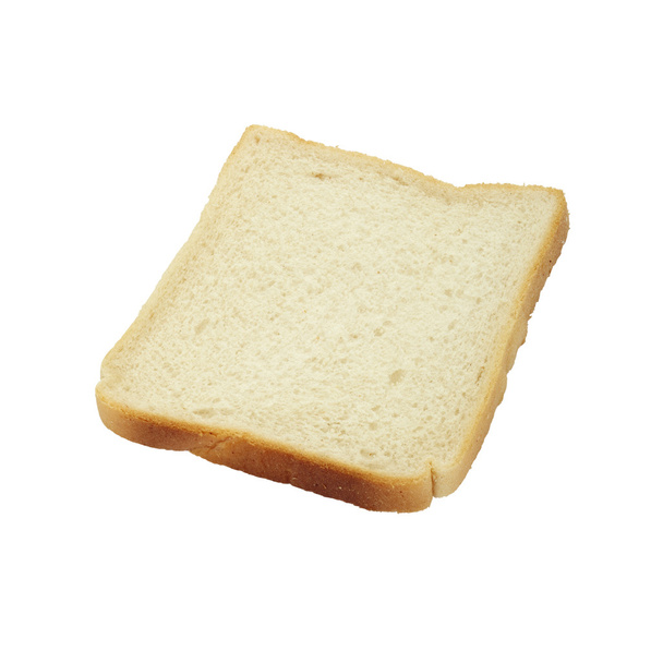 sneetje wit brood - Foto, afbeelding