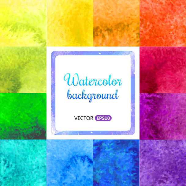 Watercolor background - Vector, Image