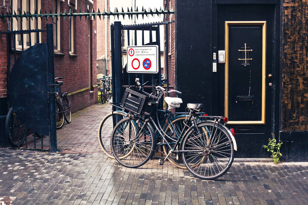 Miasto Amsterdam, Holandia - podróże w Europie koncepcja - Zdjęcie, obraz