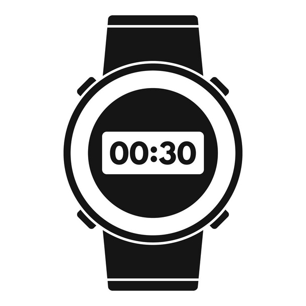 Underwater clock icon, simple style - Vettoriali, immagini