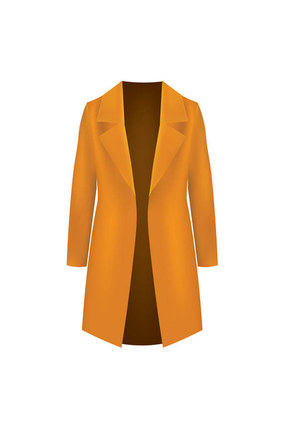 Γυναίκα καφέ παλτό, διάνυσμα  - Διάνυσμα, εικόνα