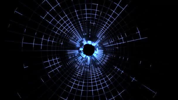 Політ в неонове світло сітка кібер-тунель рух графіка анімація фон безшовний цикл нової якості футуристичний крутий красивий 4k стокове відео кадри
 - Кадри, відео