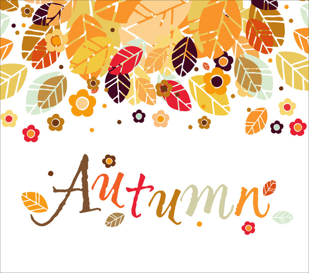 Hintergrund Herbst - Vektor, Bild