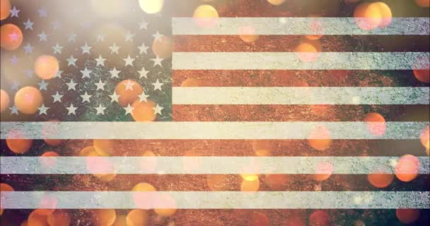 Fondo de celebración de bandera americana
 - Imágenes, Vídeo