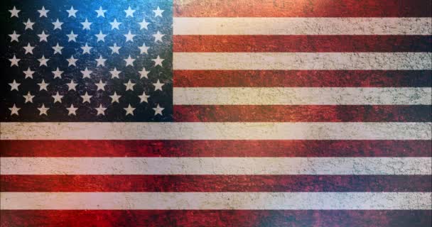Amerikaanse vlag viering achtergrond - Video