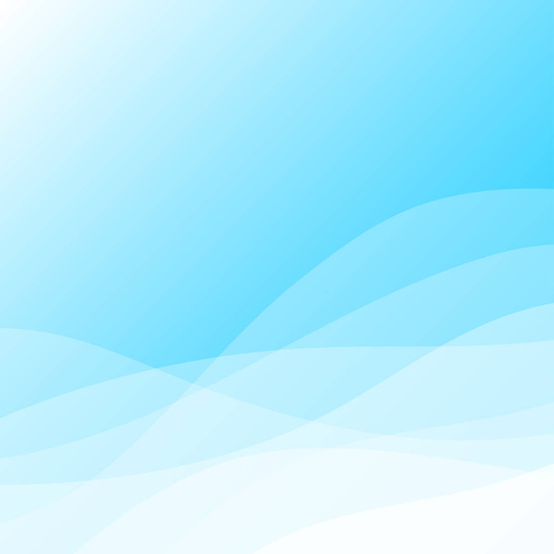 Branco curva azul sem costura looped textura movimento paisagem abstrato fundo
 - Vetor, Imagem