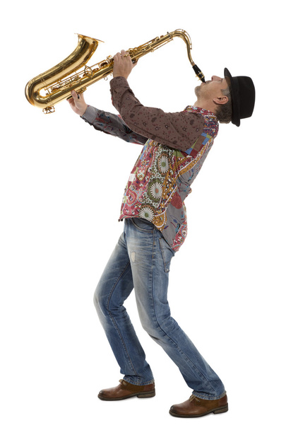 saxofonista - Foto, Imagen