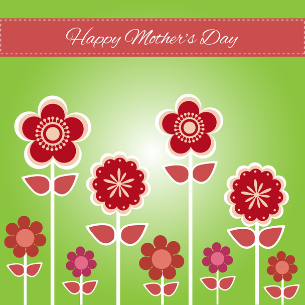 Happy mother day background. Vector illustration - Διάνυσμα, εικόνα