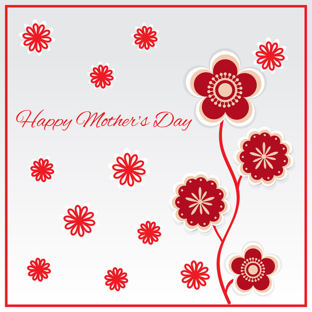 Happy mother day background. Vector illustration - Vector, Image
