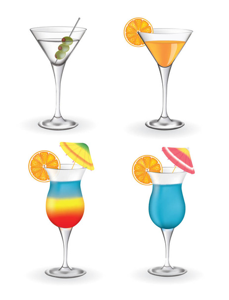 Cocktail pronti. illustrazione vettoriale
 - Vettoriali, immagini