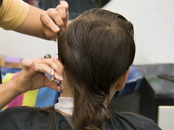 Çocuk saç kesme - Fotoğraf, Görsel