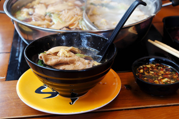 Delicious asian hot pot - Photo, Image