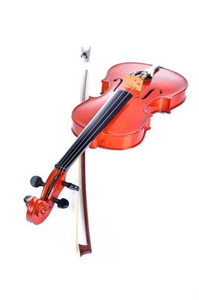 Violin on white background - Photo, Image
