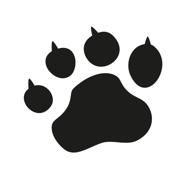 Animal Paw pet wolf paw paw vector bear footprint animal paw cat paw fingerprint impressão
 - Vetor, Imagem