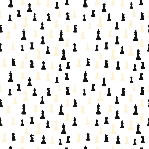 Chess Seamless pattern decor - Vektor, Bild
