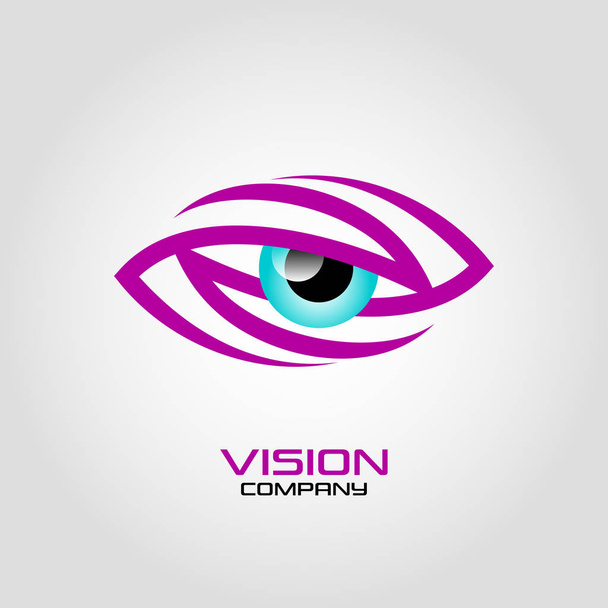 Abstract logo vision and eye - Vector, Image