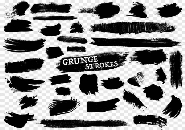 Mega sada 40 rukou kreslených tahů Grunge  - Vektor, obrázek