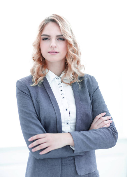 portrait of young business woman - 写真・画像
