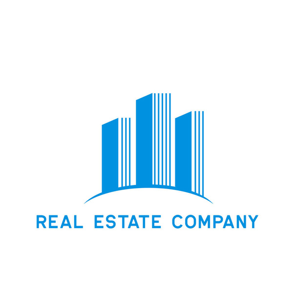 logotipo inmobiliario aislado sobre fondo blanco. ilustración vectorial
 - Vector, Imagen