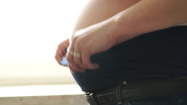 pregnant woman - Filmmaterial, Video