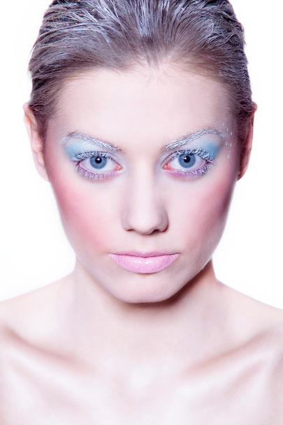 Winter makeup - Foto, afbeelding
