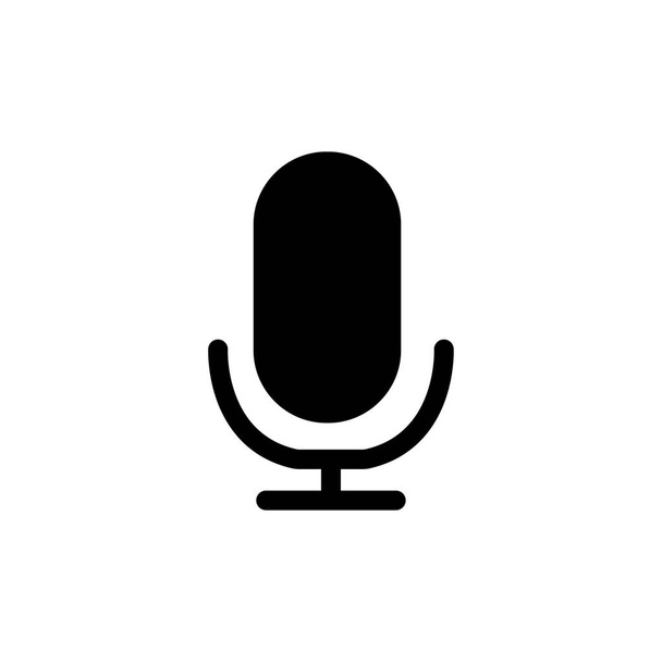 Microfone e gravação de som, ilustração vetorial
 - Vetor, Imagem