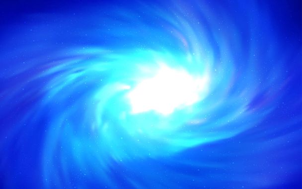 Plantilla vectorial Light BLUE con estrellas espaciales. Ilustración abstracta moderna con estrellas Big Dipper. Plantilla para fondos cósmicos. - Vector, Imagen