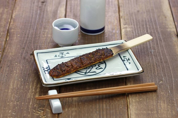 soba miso, Kavrulmuş buğday tohumu, Japon yemekleri ile yanmış miso(soybean paste) - Fotoğraf, Görsel