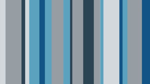 Багатобарвної смугами 38 / / 4 к сині і сірі смуги тлі відео петлю. Анімовані барвисті барів! Multistripe свято для ваших очей. Номер 38 в серії. - Кадри, відео