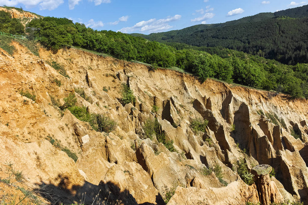 Закат Пейзаж скальной формации Стоб пирамиды, Рила Гора, Кюстендил области, Болгария
 - Фото, изображение