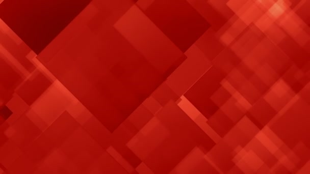Squandal 赤//4 k 赤抽象的な正方形のビデオの背景のループ。Squandal モーション背景の赤バージョンです。正方形が面白いパターンを生成する、視聴者に向かって飛ぶ. - 映像、動画