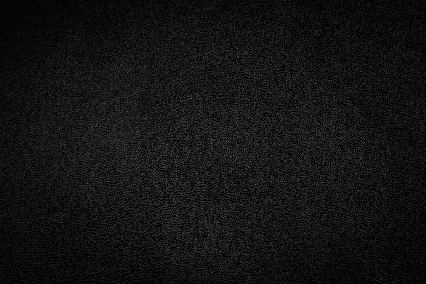 zwart lederen textuur achtergrond. - Foto, afbeelding