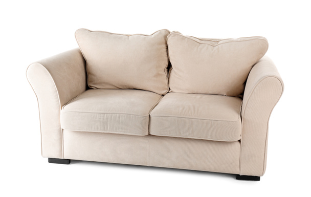 Canapé confortable sur fond blanc - Photo, image