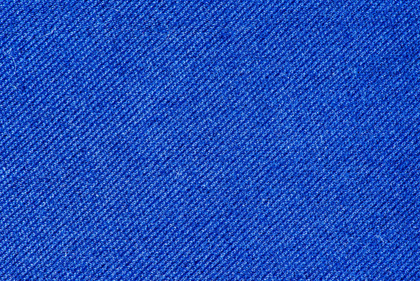 Blue cotton fabric texture background. - Foto, immagini