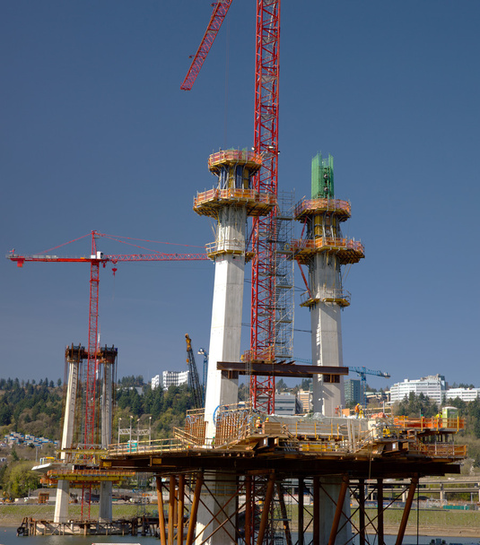 Construction d'un nouveau pont Portland OU
. - Photo, image